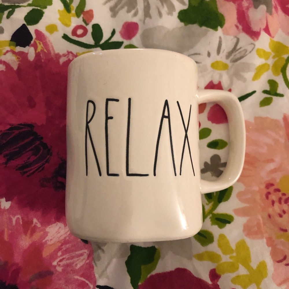 Rae Dunn Long Letter Relax Mug